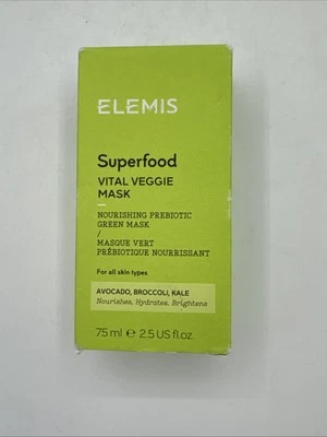 ELEMIS SUPERAFOOD VITAL MÁSCARA VEGETAL NUEVA SIN CAJA tamaño completo 2,5 oz 75 ml Foto 1 de 4