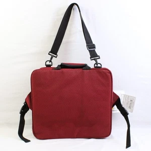 Markenloses tragbares Stadionsitzkissen Bleichmittel mit Rückenlehne rot Modell CF-430SB - Bild 1 von 5