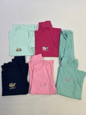 Vineyard Vines Youth Girls Logo Long Sleeve Tops Hoodie Lot Of 5 Sz M 10/12 - Image 1 of 4