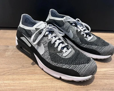 Nike Air Max 90 Ultra 2.0 Flyknit - Negro Gris Lobo Foto 1 de 2
