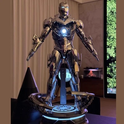 HOTTOYS Iron Man 1/6 Aleación Modelo Juguete MK2.0 Colección Estatua Adorno Regalo de Navidad Foto 1 de 4