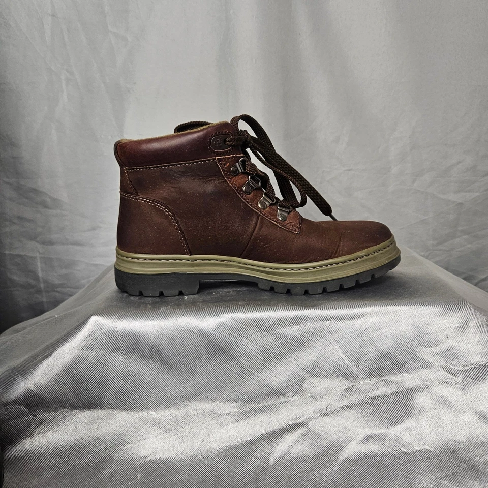 Timberland Leather Ankle Boots Brown Lace Up Casual Outdoor Size 6.5M - Image 1 of 4