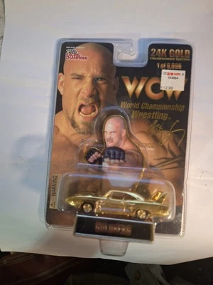 Литой под давлением автомобиль 1998 Racing Champions Goldberg 24k Gold Champion Edition 1:64  - Изображение 1 из 2