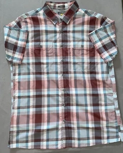 Eddie Bauer Classic Fit TXL Tall XL Button Down Shirt Men's Large Poly Blend - Picture 1 of 7