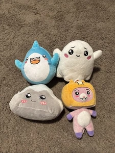 "Lote de 4 juguetes Lankybox de peluche boxy 7-8""" - Imagen 1 de 2