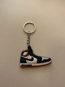 AIR JORDAN 1 RETRO-(VARSITY RED ''NOT FOR RESALE'')-2D SNEAKER KEYCHAIN - Picture 1 of 2