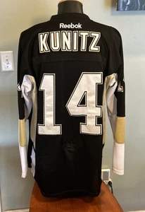 Chris Kunitz Pittsburgh Penguins Jersey Mens 50(XL) Reebok Stitched Fight Strap - Picture 1 of 8