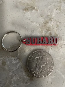 Vintage New Metal Subaru Key Ring - Picture 1 of 3