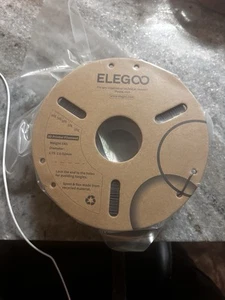 Elegoo 3D Printer Filament Spool PLA 1.75mm Black 1-2308-0819 50.200.0038 1kg - Zdjęcie 1 z 1