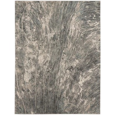 Tapete de área abstrato contemporâneo Nourison Marmara - Imagem 1 de 4