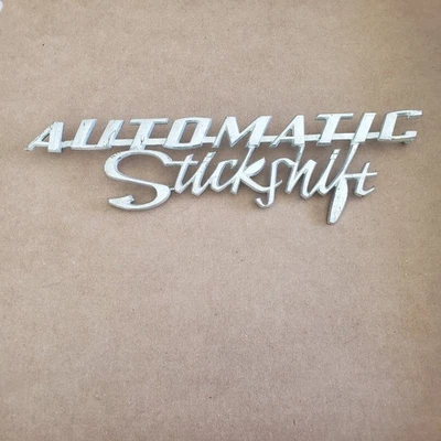 Cambio de palanca automático - emblema de la tapa trasera * Volkswagen Beetle 1968 1969 Foto 1 de 4