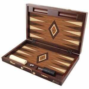 Star 1020159 -Backgammon, Tavla, aus Holz, 30,5 x 48 x 7,5 cm