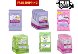 Vagisil Wipes Feminine Hygiene in Resealable Pouch, Gyne Tested & Hypoallergenic - Picture 1 of 38