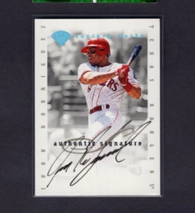1996 LEAF SIGNATURE SERIES CENTURY MARKS AUTO IVAN RODRIGUEZ SSP 1/100 EXMT COND - Picture 1 of 2