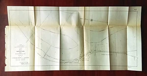 1904 Skizze Karte der Mississippi River Osceola Bars - Bild 1 von 3