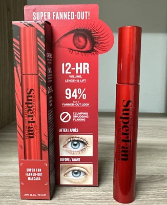 SMASHBOX SUPER FAN FANNED -OUT MASCARA FALSE LASH LOOK BLACK 0.33 OZ FRESH BATCH - Image 1 of 4