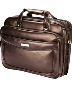 VIDENG POLO Valigetta in pelle estesa 15,6 pollici borse per laptop moda business - Foto 1 di 3