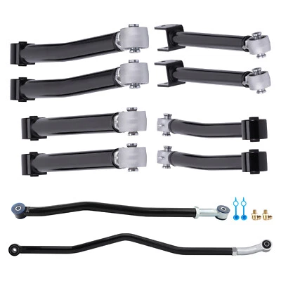 Kit de brazo de control + barra de oruga maXpeedingrods 10 piezas para Jeep Wrangler JK/JKU 2007-18 Foto 1 de 4