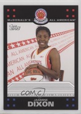 2008 Topps McDonald's All-American Game Portrait Jasmine Dixon #JD