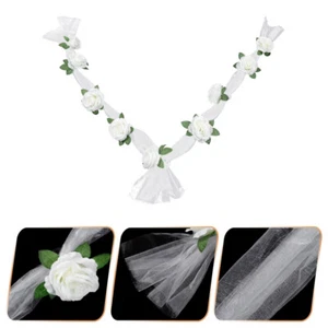 Hochzeit Swags Blumen Hochzeit Auto Rückspiegel Dekoration - Bild 1 von 12
