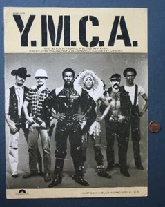 1978 Village People "Y.M.C.A." song sheet music VINTAGE Disco Standard Anthem--- - Picture 1 of 1