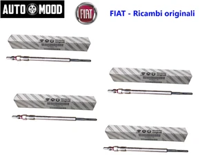 KIT 4 CANDELETTE ORIGINALI FIAT 500L 500X BRAVO DOBLO TIPO 1.6 2.0 MJT MULTIJET - Foto 1 di 3