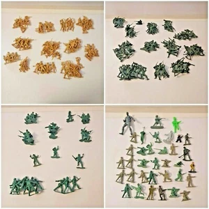 Riesiges Plastik Armee Männer Figuren Konvolut Männer Waffen Ausrüstung Fahrzeuge 294 Teile - Bild 1 von 10