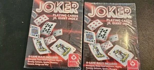 Joker Playing Cards U.S. Cartamundi NEW Two Foe One!! - Picture 1 of 5
