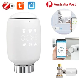 Tuya Smart ZigBee Radiator Actuator TRV Actuator Valve Thermostatic APP Control - Foto 1 di 13