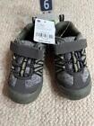 NEW Oshkosh Toddler Boys Size 6 Charcoal Gray Sneakers Shoes