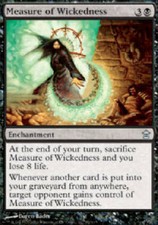 MEASURE OF WICKEDNESS X4 4 4X Saviors of Kamigawa MTG Magic Cards DJMagic