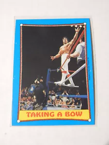 1987 Topps WWF Vintage Wrestling Card #65 Taking A Bow Ricky Dragon Steamboat - Imagen 1 de 2