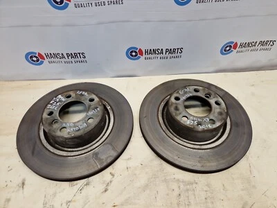 Par de discos de freno traseros originales BMW X3 X4 Series F25 F26 2011-2019 diésel N57 Foto 1 de 4