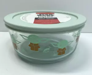PYREX STAR WARS Baby YODA The Child Storage Snack Bowl Mandalorian 4 Cups - Picture 1 of 4