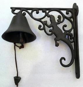 CLOCHE SALAMANDRE EN FONTE - Bild 1 von 3