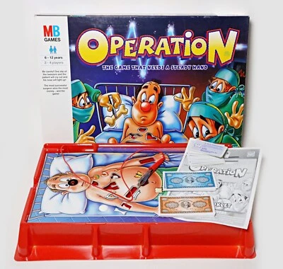 Operation By MB Games - Steady Hand Children's Game Boxed & Working Vintage 1999 - Image 1 of 4