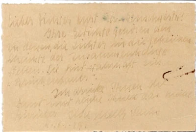 Nelly Sachs - Schriftstellerin - Nobelpreis 1966 - original signiert "1949" - Bild 1 von 4