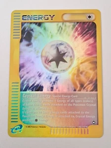 Crystal Energy Holofoil Aquapolis Pokemon Card Lightly Played - Picture 1 of 2