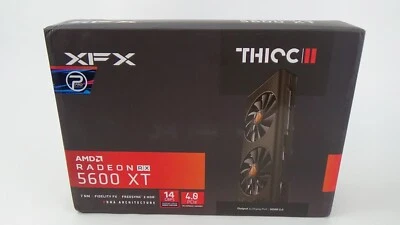 New XFX RX 5600 XT THICC II PRO-14GBPS 6GB Graphics Card (RX-56XT6DF46) - Image 1 of 4