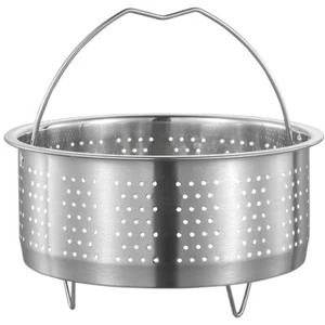 Dampfgarer für Lebensmittel gedämpfter Reis Universal Einsatz Kochen Gemüse Korb - Bild 1 von 12