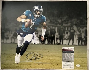 Jalen Hurts Autographed 16x20 Photo Philadelphia Eagles JSA 175492 - Picture 1 of 1