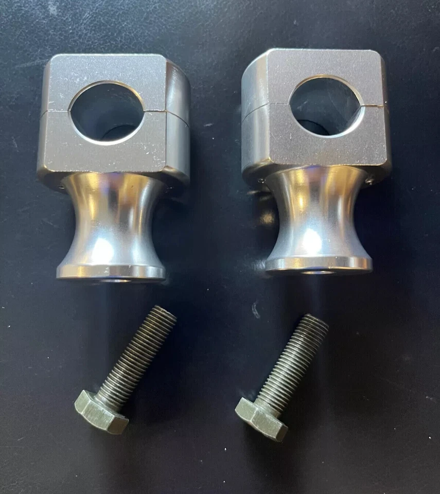 Braçadeira risers guidão alumínio tarugo CNC 7/8"" para Honda CT70 50mm D0 - Imagem 1 de 1