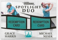 2023 / 24 Cricket Traders Spotlight DUO Patch (SD02) Harris / Neser Heat 09/35