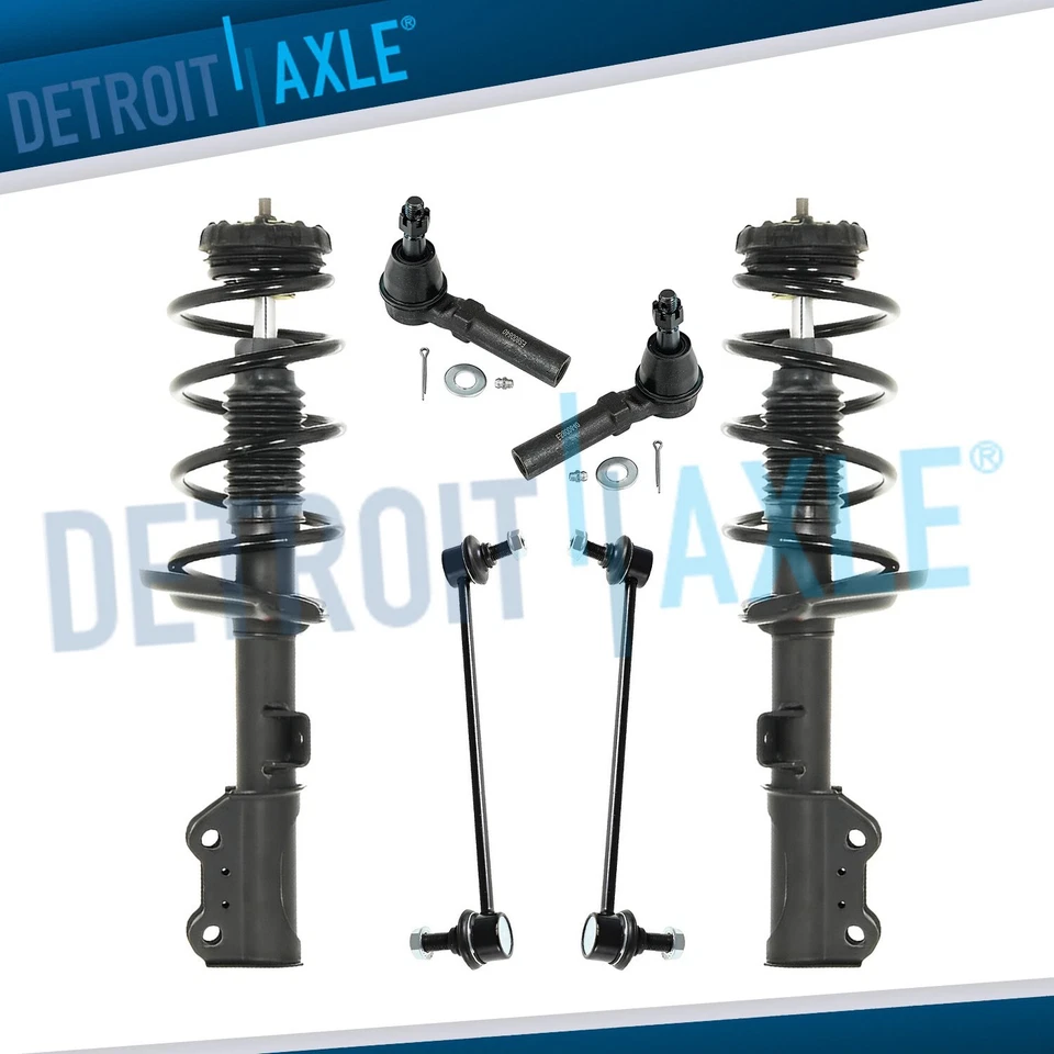 Apoios de suspensão dianteiros com barras oscilantes de mola helicoidal elos hastes de amarração para 2010 - 2016 Cadillac SRX - Imagem 1 de 4