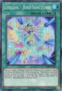 Lyrilusc - Santuario de Aves LED8-EN040 1er Súper Raro Casi Nuevo Yu-Gi-Oh! JUEGOS ADN - Imagen 1 de 1