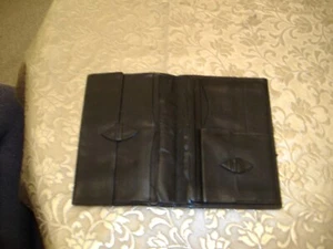 Vintage 1950-60's Gentleman's Black Leather Wallet - Picture 1 of 5