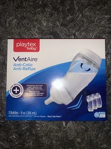 New Playtex Baby VentAire Complete Tummy Comfort Baby Bottles, 9 oz, 3 pk - Picture 1 of 3