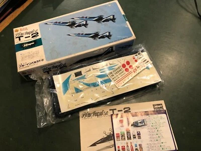 BLUE IMPULSE T-2 KIT MONTAGGIO HASEGAWA SCALA 1:72 vintage epoca - Immagine 1 di 4