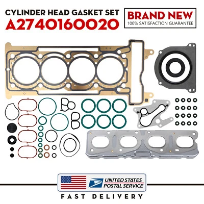 Kit de reconstrucción de sellos de junta de motor para Mercedes-Benz C300 W205 W212 M274 1.6 2.0 Foto 1 de 4