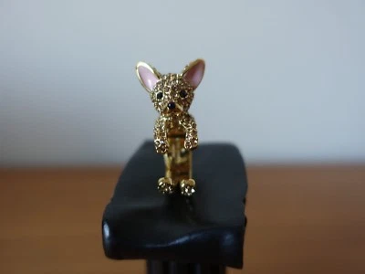 ANILLO PARA PERRO CHIHUAHUA KATE SPADE NEW YORK HAUTE STUFF, TALLA 7. NUEVO Foto 1 de 4